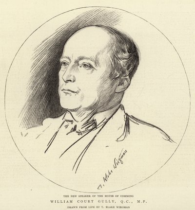 William Court Gully, QC, MP by Theodore Blake Wirgman